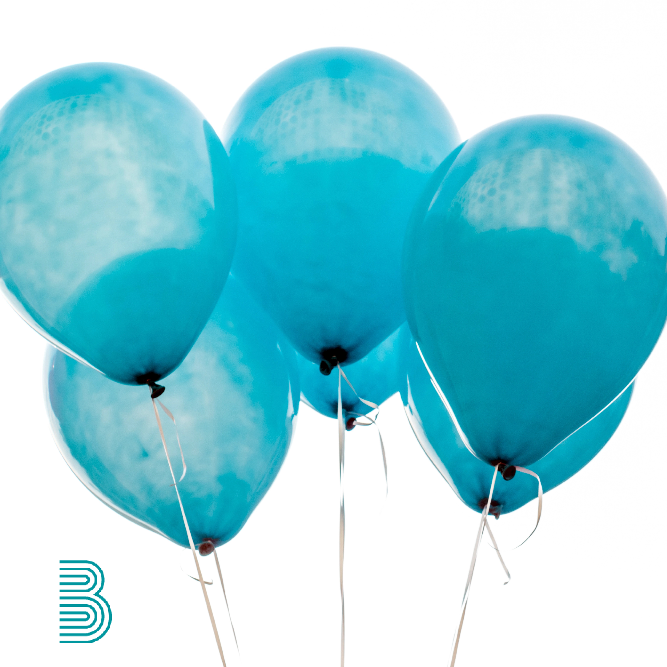 2024_09_luftballons Türkisfarbene Luftballons