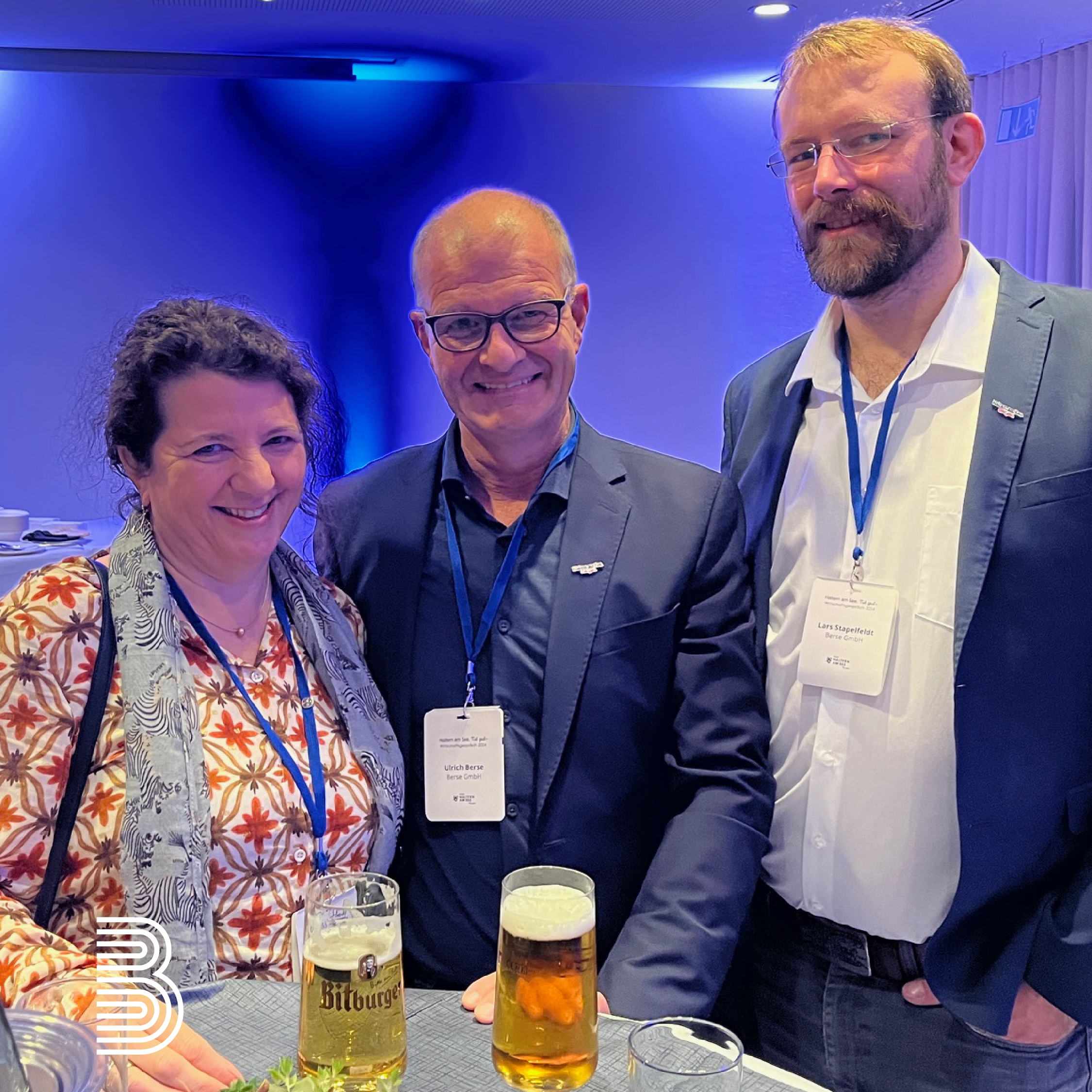 Carmen und Ulrich Berse besuchten mit Meister Lars Stapelfeldt das Halterner Wirtschaftsgespräch.