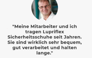 Ulrich Berse bewertet Sivcherheitsschuhe im Internet.