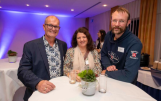 Carmen und Ulrich Berse besuchten mit Meister Lars Stapelfeldt das Halterner Wirtschaftsgespräch.