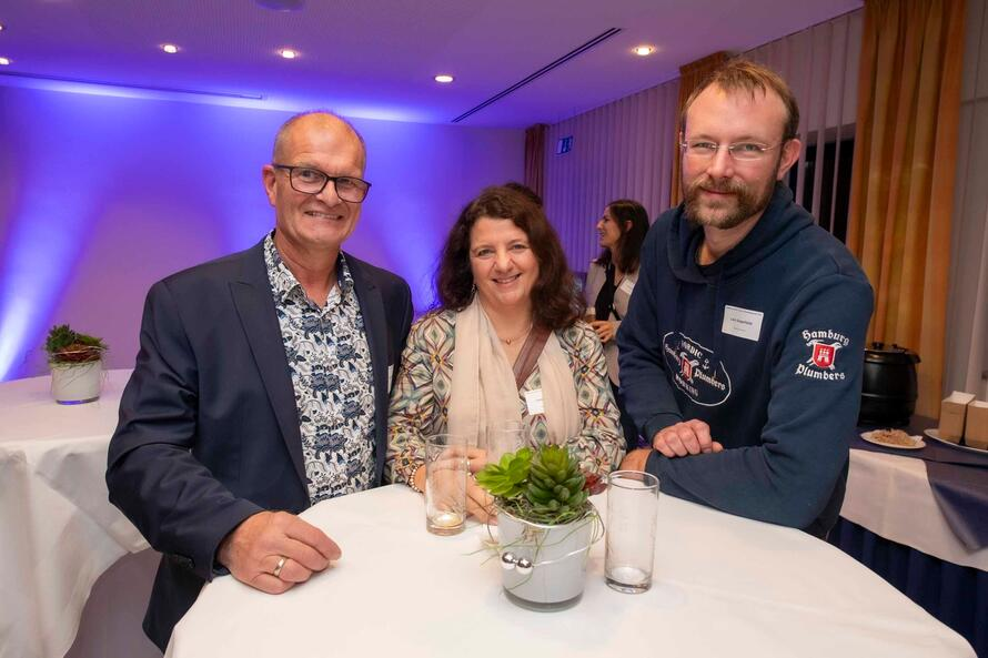 berse_wirtschaftsgespräch 2025 Carmen und Ulrich Berse besuchten mit Meister Lars Stapelfeldt das Halterner Wirtschaftsgespräch.