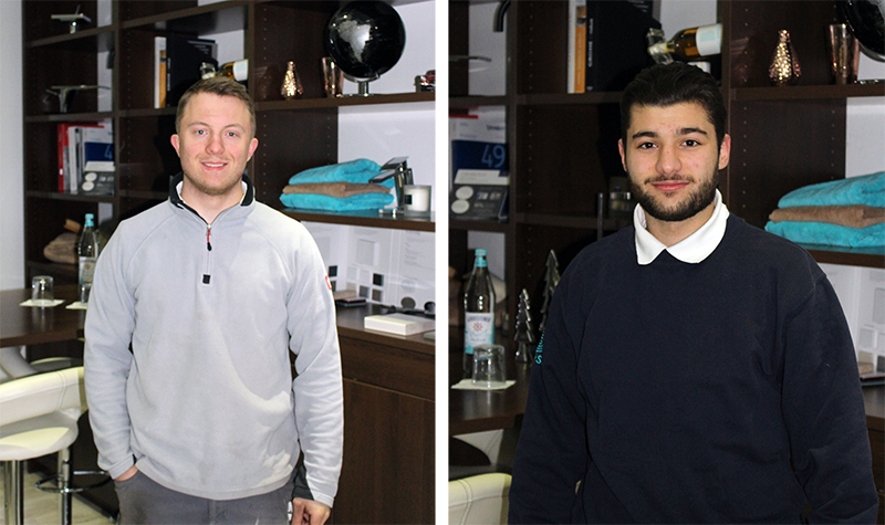 Jannik Bresser und Firat Tekin.