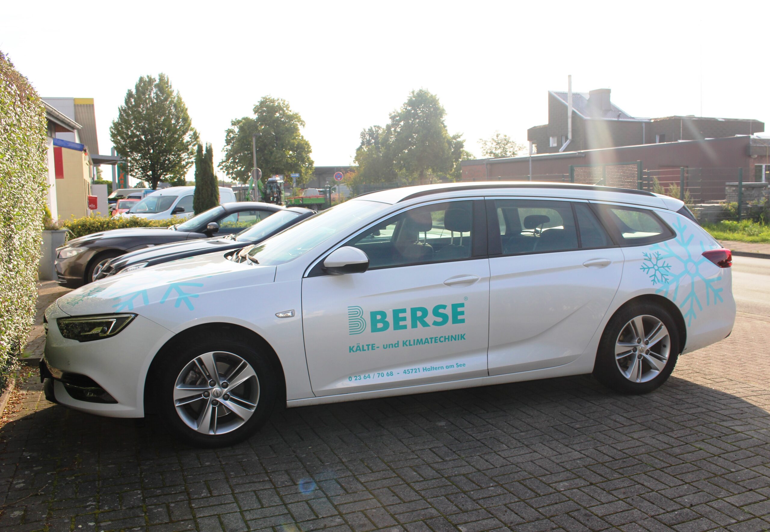 Kundendienstfahrzeig der Firma Berse in Haltern am See.