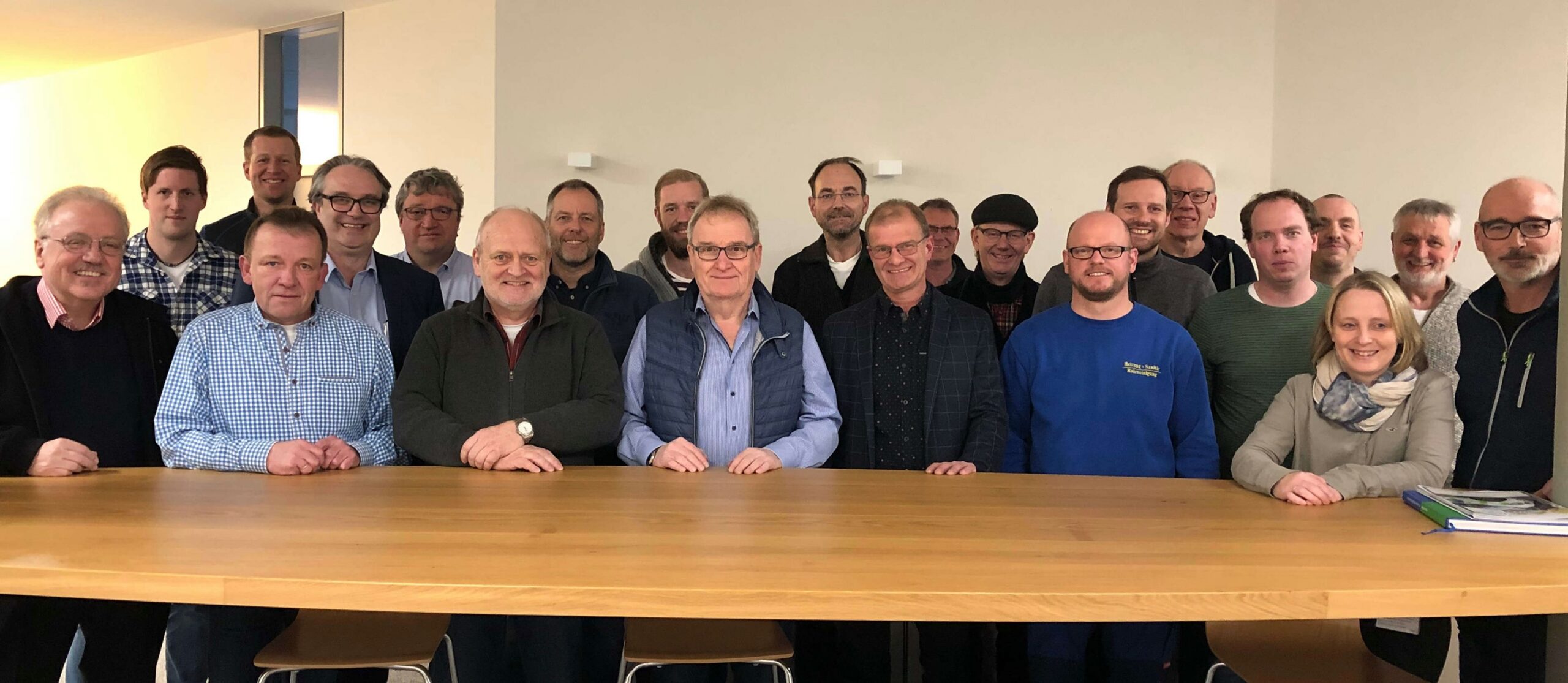 stadtwerke_veranstaltung_jan20_1 Besucher einer Veranstaltung der Stadtwerke in haltern am See haben sich zum Foto