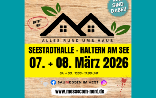 Plakat zur Handwerker-Leistungsschau in Haltern am See im März 2026.